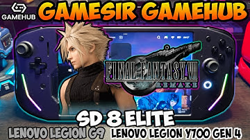 Gamesir Gamehub - Final Fantasy 7 Remake | SD 8 ELITE | LENOVO LEGION Y700 GEN 4 |