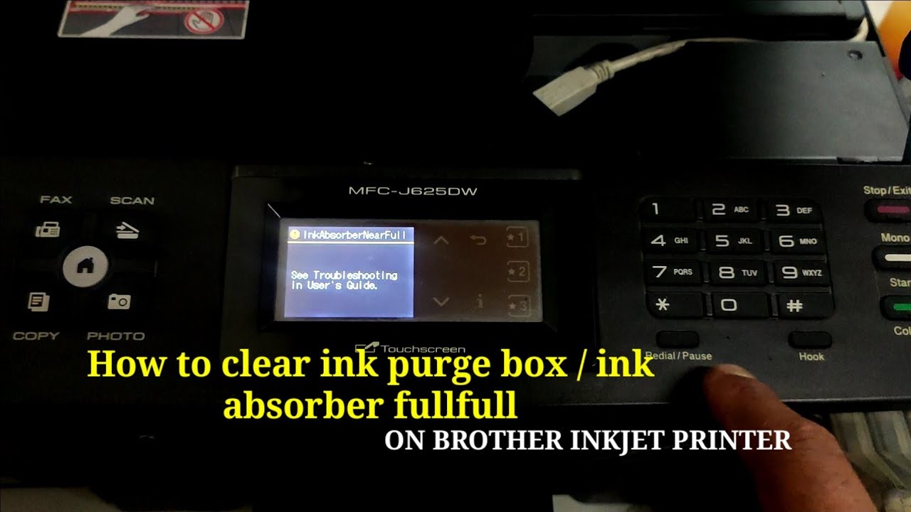 Resetting Brother Printer INK ABSORBER FULL Resetting Purge Counter Resetting Brother Printer INK ABSORBER FULL Resetting Purge Counter