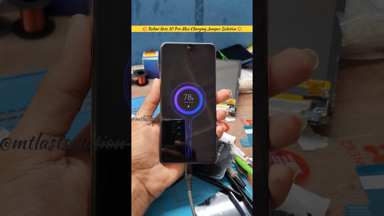 Redmi Note 10 Pro Max Charging Jumper Solution 