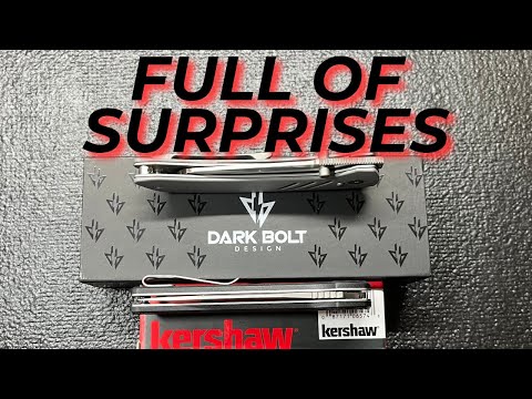 One Of These Knives Caught Me Off Guard! Super Cool Dark Bolt Design!