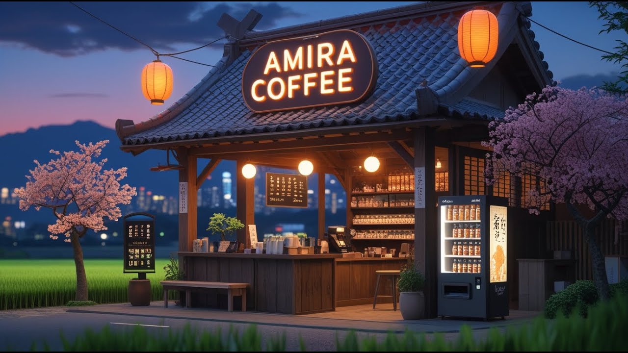 Lofi Rain Mix for Peaceful Working ☔ Chillhop Vibes with Retro Coffee Shop Feels