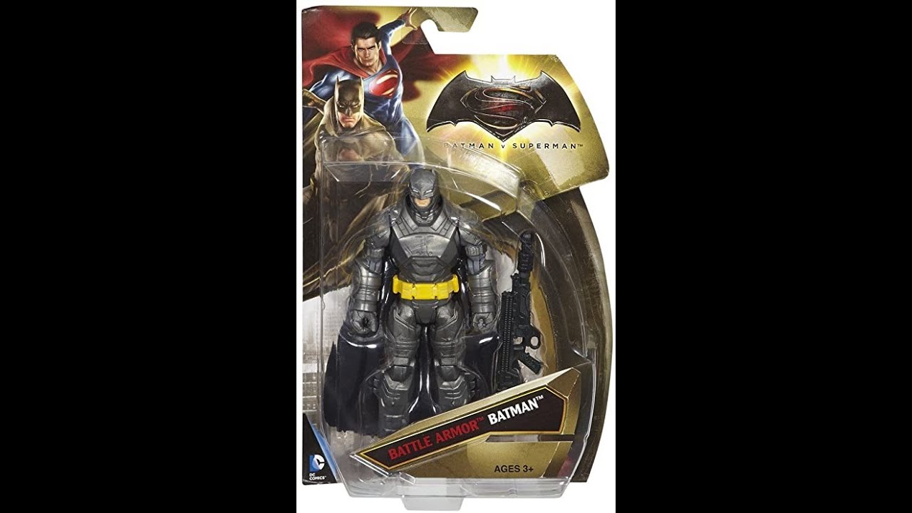 Batman V Superman: Battle Armor Batman Figure - YouTube