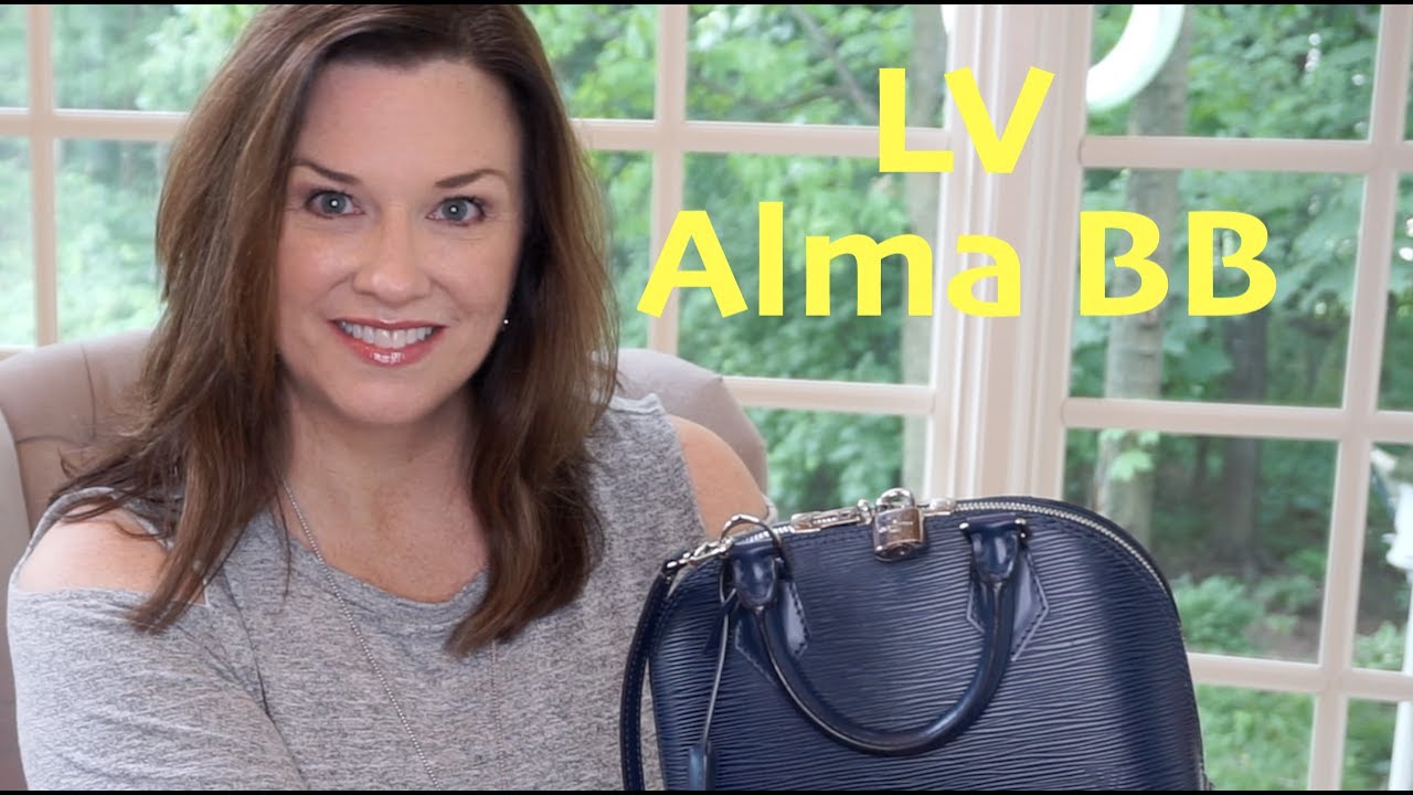 LOUIS VUITTON ALMA BB REVIEW  What's in my bag? 2 Year Wear and Tear 