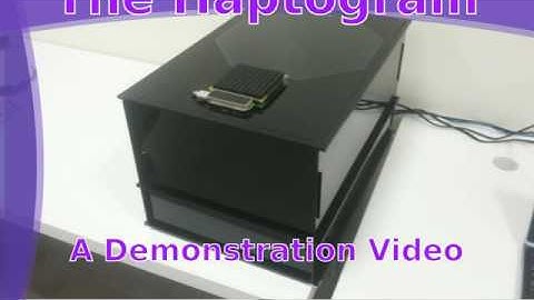 Haptogram Ultrasound Tactile Display