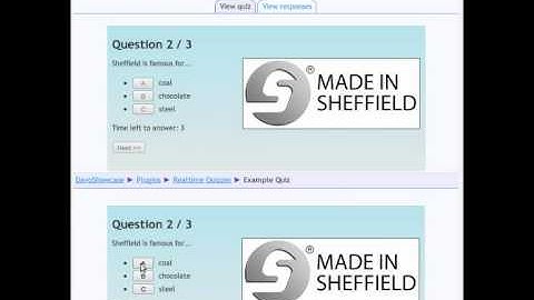 Moodle plugin Realtime Quiz