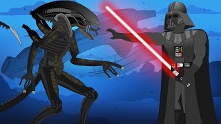 Alien vs Darth Vader