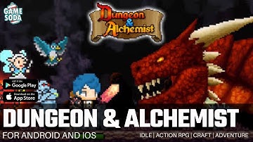 Dungeon & Alchemist - Idle Pixel RPG : Dragon Raid | Gameplay for Android and iOS | Gamesoda