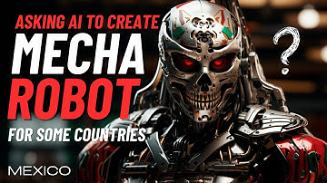 Asking AI to create a MECHA robot for some countries