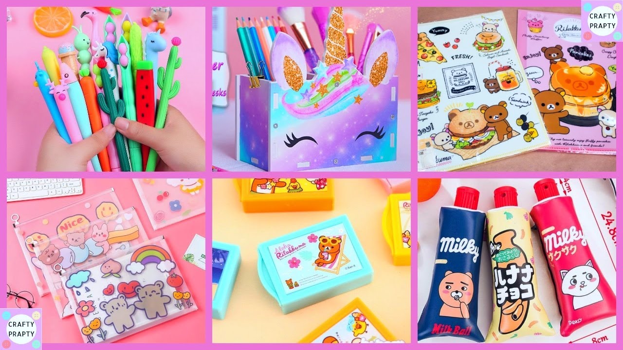 Day-3)How to make kawaii stationery set /DIY stationery set  #7daysstationerysetchallenge 