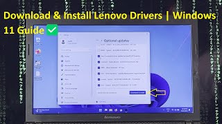 How to Download & Install Drivers on Lenovo Laptop  Windows 11 Tutorial 2025✅