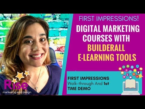 BUILDERALL 'DIGITAL COURSES'  FEATURE: *Create DIGITAL MARKETING Courses' on Builderall Platform