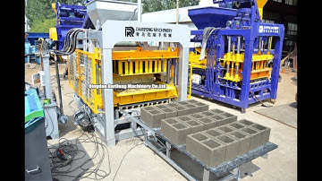 QT5-15 Automatic hydraulic block machine for making hollow blocks