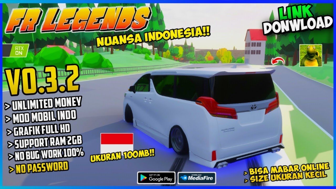 Donwload FR Legends Mod Pack V3.2 Full Nuansa Indonesia Jazz