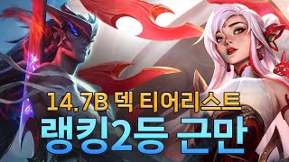 랭킹2등 근만 14.7B 덱 티어리스트 (with 카나타)