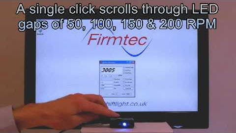 Firmtec SLD4 Manual Shift Point Setting
