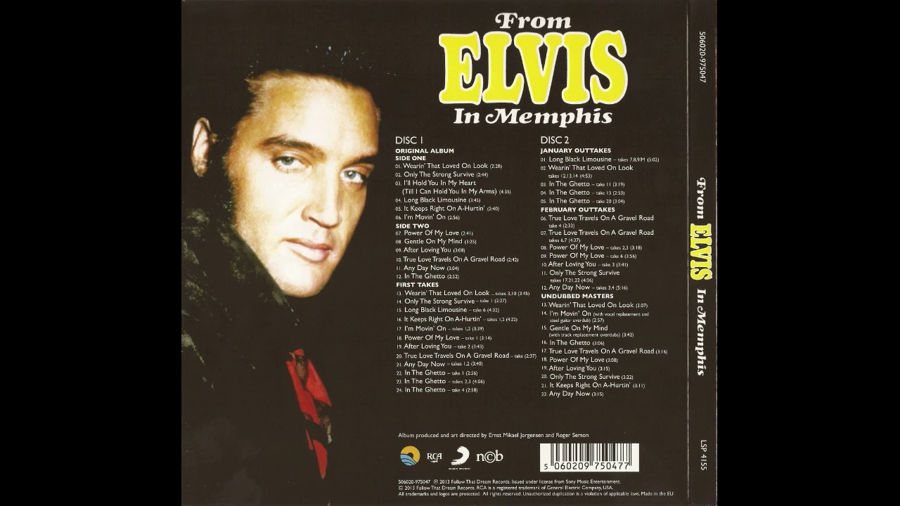 エルヴィスプレスリー【FTDアメリカンサウンド1969】5CDBOX Elvis: American Sound 1969 Sessions 5 CD Boxset from FTD