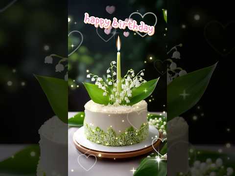 Birthday Convallaria Majalis Cake 💖 Happy birthday to you song #happysong #birthdaycake #birthday