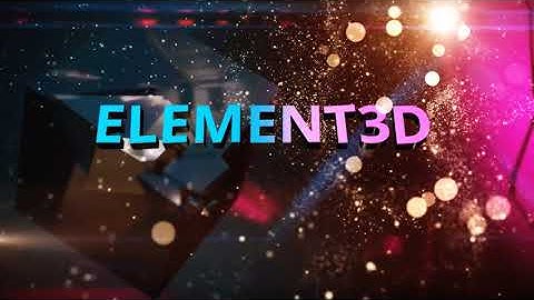 3D Elements Logo and Text | After Effects template