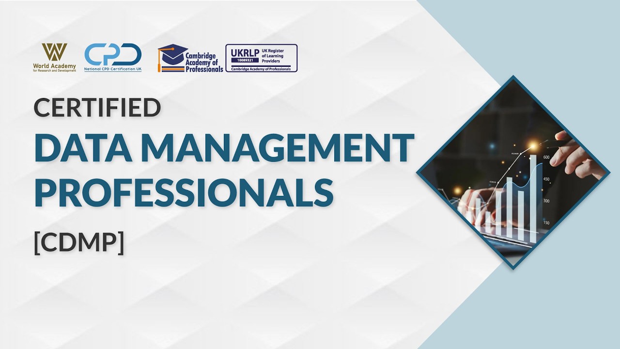 Certified Data Management Professionals [CDMP] - YouTube