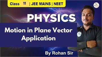 Motion in Plane (Vector Application) | Class 11 | JEE MAINS | AMU B.Tech| NEET #jeeMains#amu