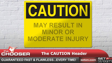 How to Prevent Accidents by Selecting the Correct OSHA Sign | Seton Video