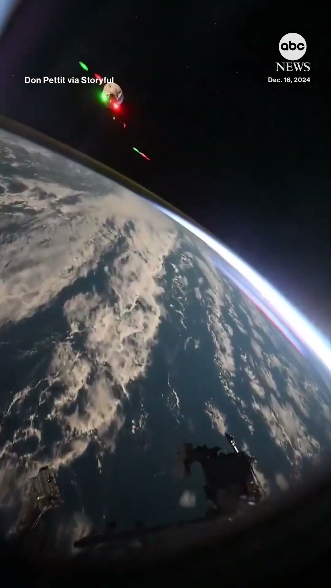 Cargo spacecraft undocks from ISS for return to Earth - ABC News