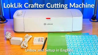 LOKLiK Crafter Cutting Machine: Setup and Demo in English screenshot 5