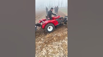 Four-wheel tractor, orchard, greenhouse, hilly and mountainous management machine. Thanks to Dou