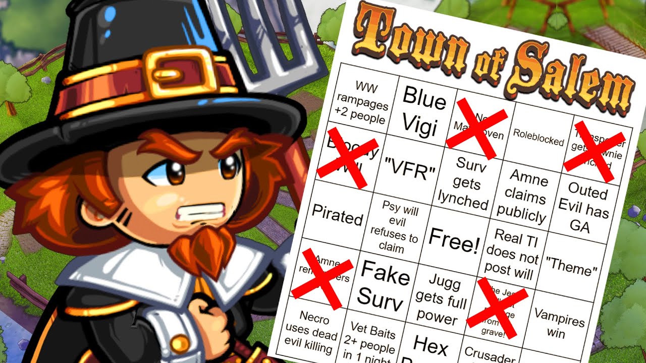 Town of Salem 2 - Ranked Practice Edition Bingo Card