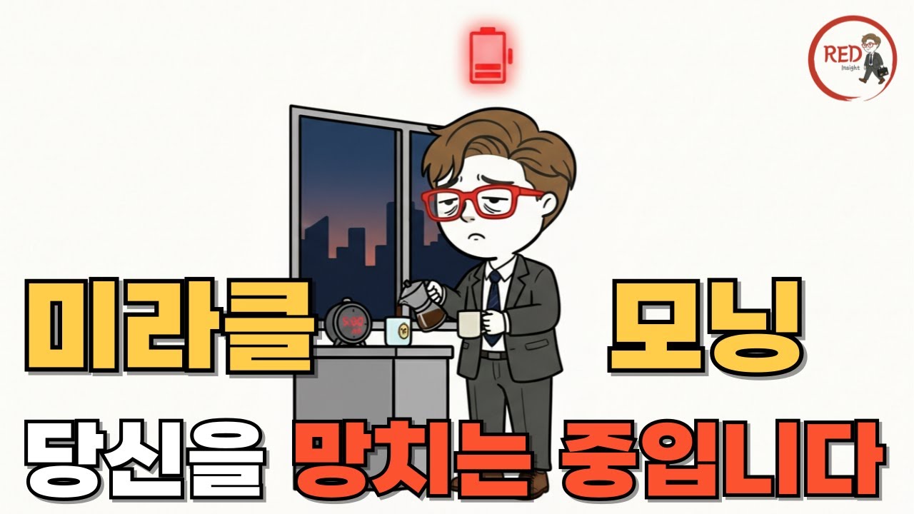 당신이 미라클 모닝을 할수록 가난해지는 소름 돋는 이유. 뇌과학과 경제학 사이의 관계