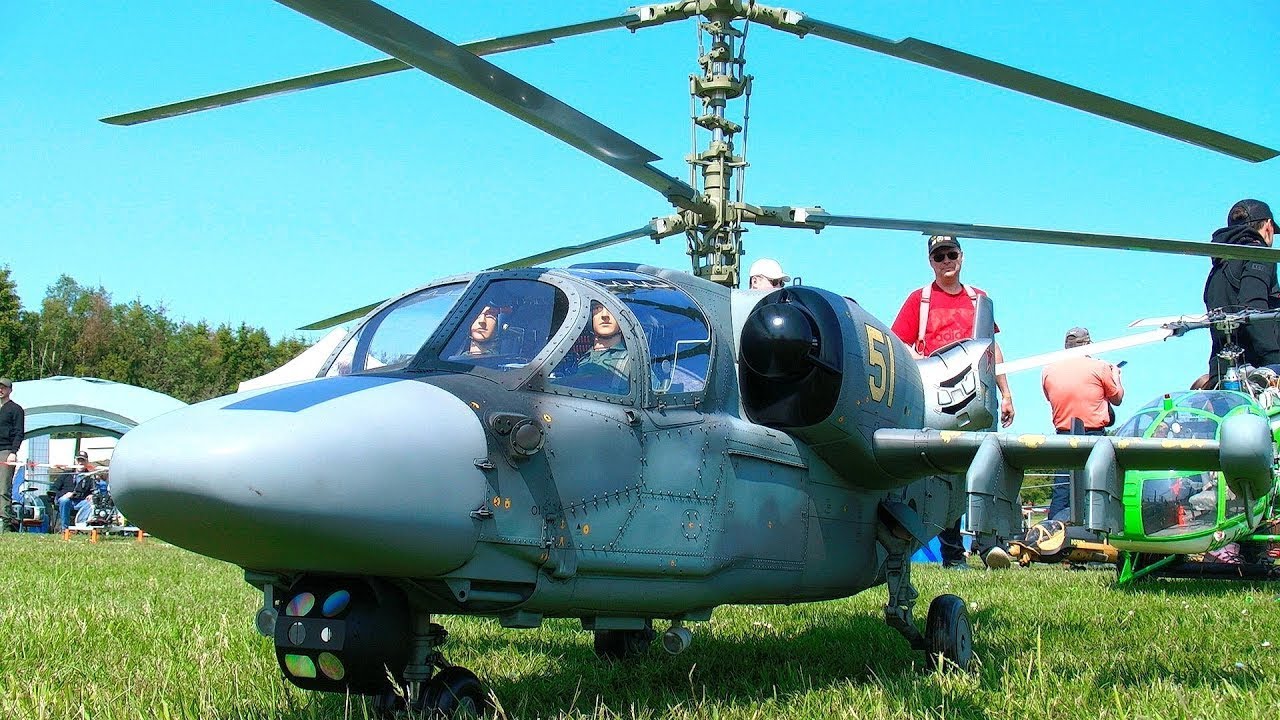 AMAZING HUGE RC KAMOV KA-52 ALLIGATOR / SCALE MODEL TURBINE HELICOPTER / FLIGHT DEMONSTRATION !!!