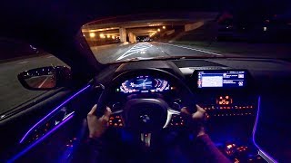 BMW 8 Series Coupe M850i NIGHT DRIVE POV with AMBIENT LIGHTING by AutoTopNL