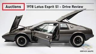 1978 Lotus Esprit S1 | For Sale By Auction | Manual Transmission | Drive Review \& Interview W\/ Tech