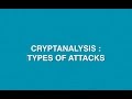 Cryptanalysis Explained: Types & Techniques of Cryptography Attacks π