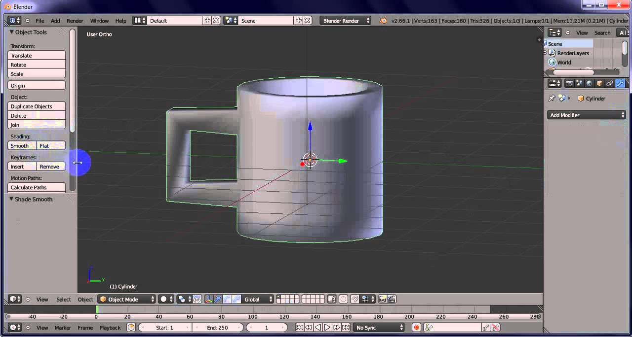 Tutorial Membuat  Animasi  Gelas Pada Aplikasi Blender  YouTube