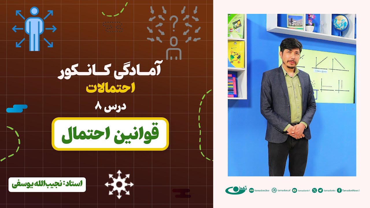 آمادگی کانکور احتمالات | جلسه هشتم: قوانین احتمال – 1404/3/11