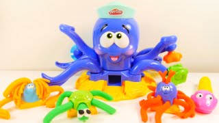 Learn colors for toddlers with Play Doh Octopus set