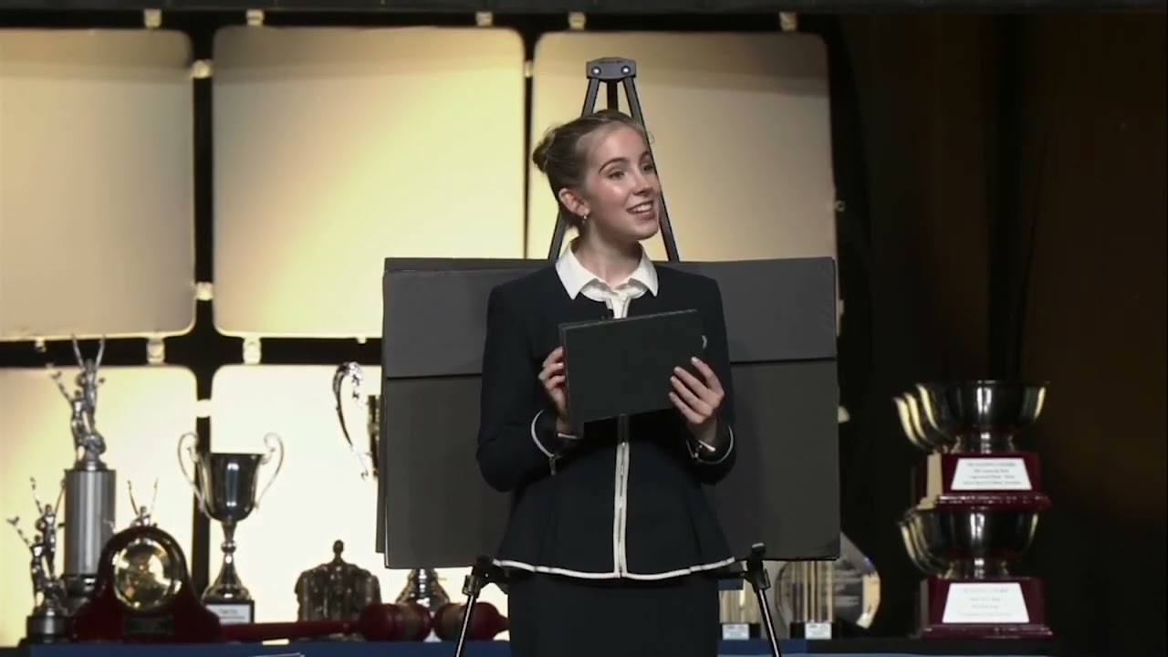 NSDA Nationals 2025 - Informative Speaking Finals Emerson Forester