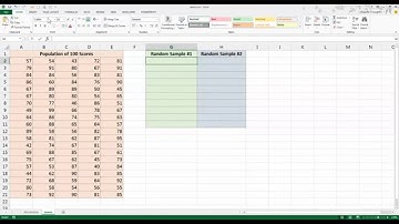 How To... Create a Random Data Sample in Excel 2013