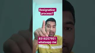 Resignation Process Step by Step | How to Resign Professionally in India 🇮🇳 #shorts #shortvideo