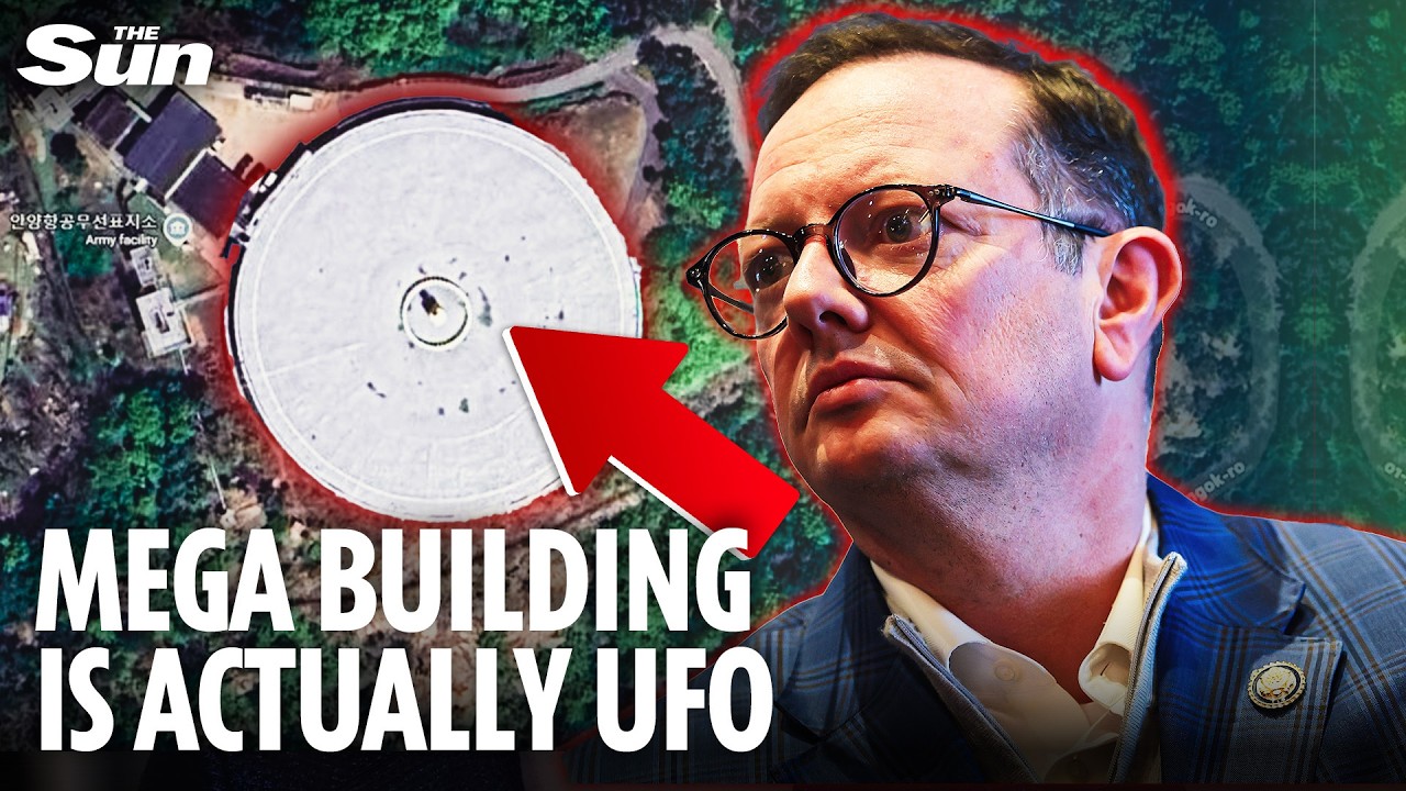 Top secret UFO 'cannot be moved' & is ‘hiding in plain sight’ after building constructed around it