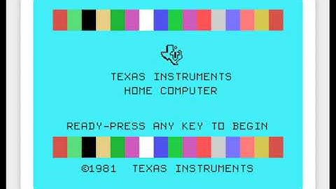 Texas Instruments TI-99/4a Programs: Tape #1