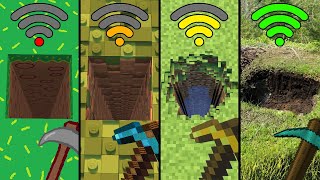 physics with different WiFi in Minecraft