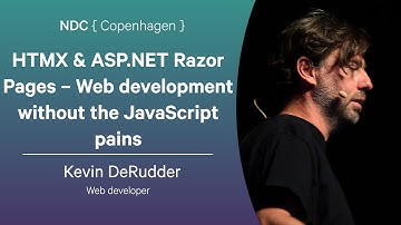 HTMX & ASP.NET Razor Pages – Web development without the JavaScript pains - Kevin DeRudder