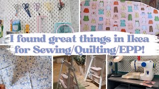 What does Ikea have for Sewing/Quilting/EPP - IKEA EPP Hack at the end!
