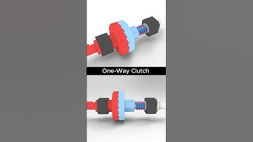 The Genius of a One-Way Clutch Mechanism #engineering #mechanism #mechanical  #tecnology