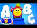 Learn Alphabet with Bob The Train | ABC, Numbers, Colors, Shapes | Learning Video | Nursery Rhymes