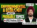 Environment and Ecology for UPSC Prelims 2026 | Ecology Important Topics | Lec 07 | StudyIQ IAS