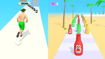 💪 Muscle Rush & Juice Run 🍹 | Epic Mobile Game Challenge!