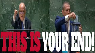 Israeli Ambassador Tears UN Charter Live! As Palestine Challenges Status Quo!